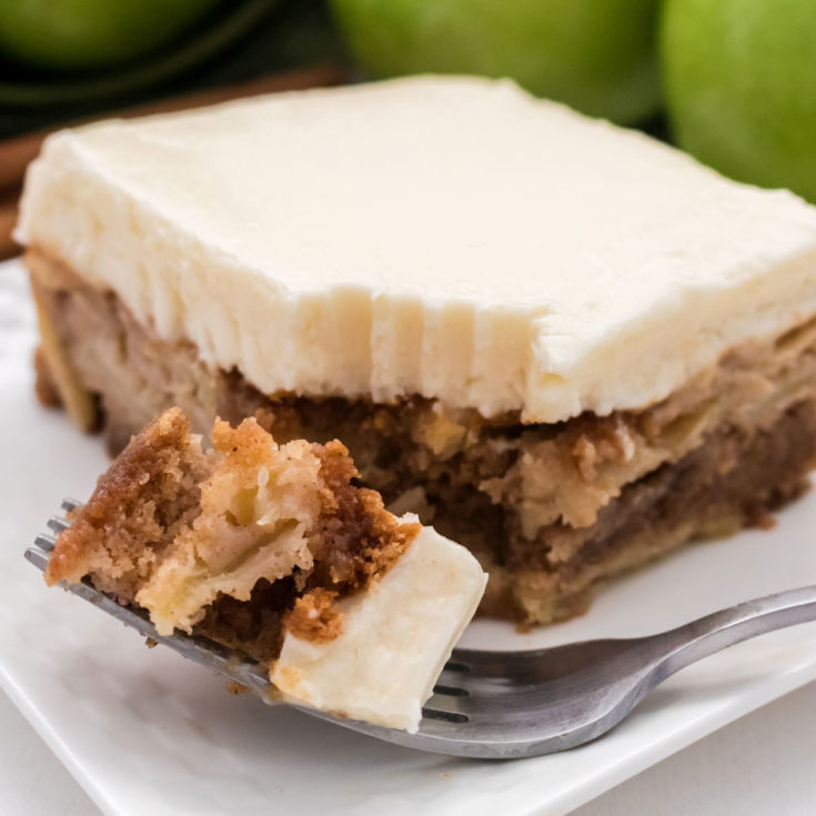 Apple Cake with Cream Cheese Frosting