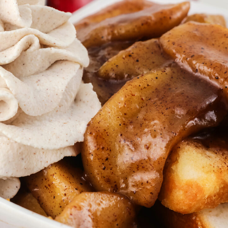 Baked Apples with Cinnamon Whipped Cream