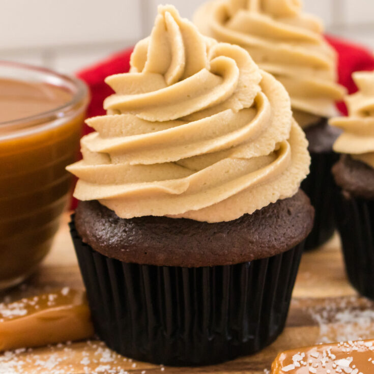 The Best Salted Caramel Buttercream Frosting