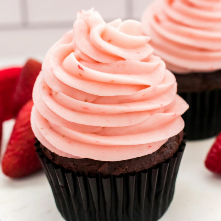 The Best Strawberry Buttercream Frosting