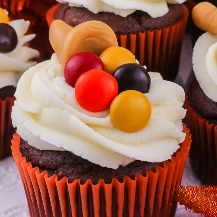 Thanksgiving Caramelcopia Cupcakes