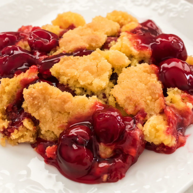 The Best Ever Cherry Dump Cake