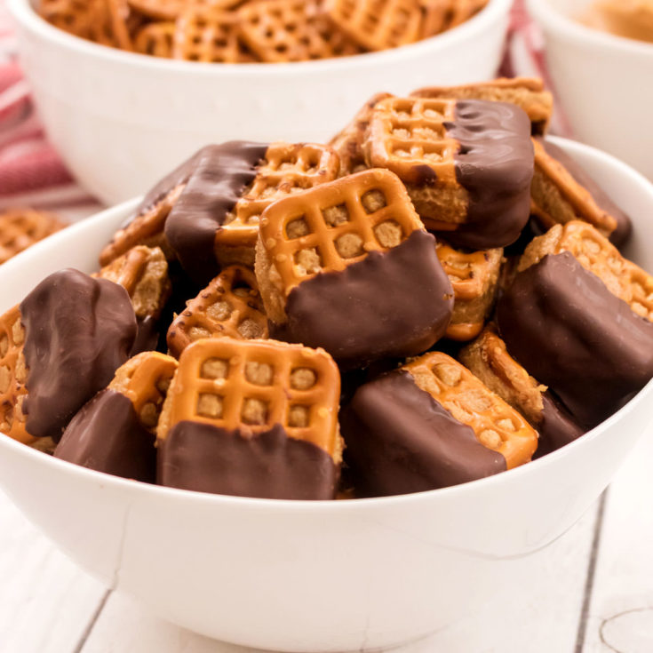 Chocolate Peanut Butter Pretzel Bites