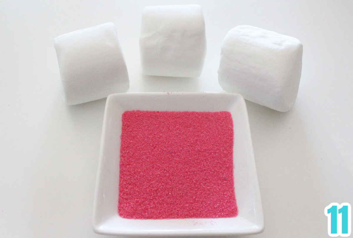 The ingredients you will need to make Marshmallow Bunny Ears.