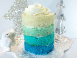 Frozen Ombre Mini Cakes