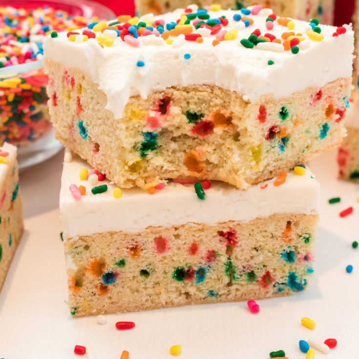 Funfetti Sugar Cookie Bars