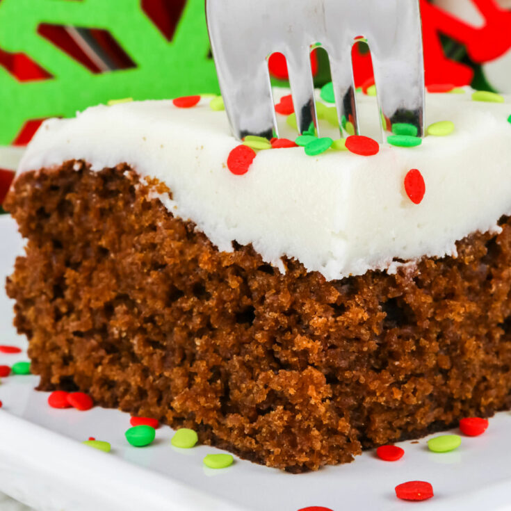 Homemade Gingerbread Cake