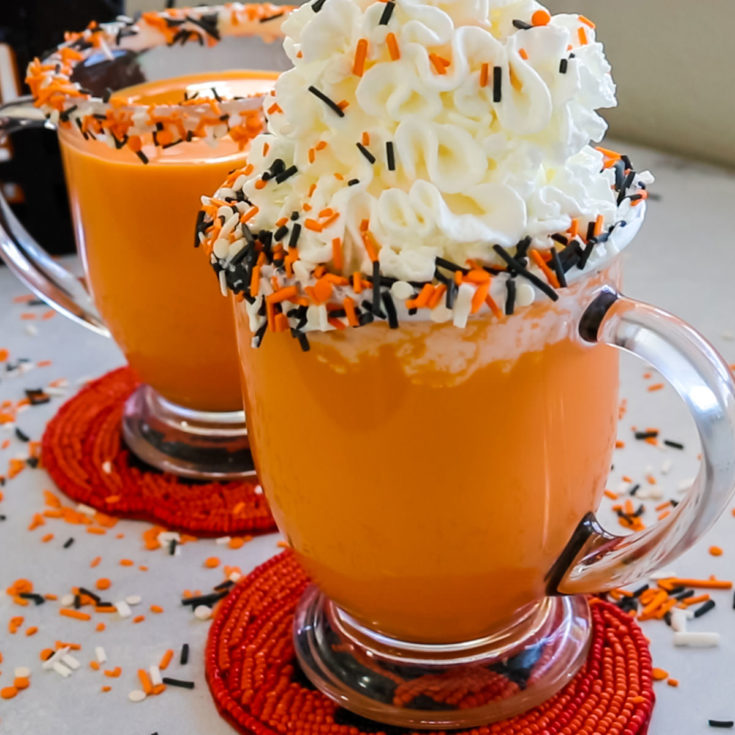 Halloween Hot Vanilla Milk