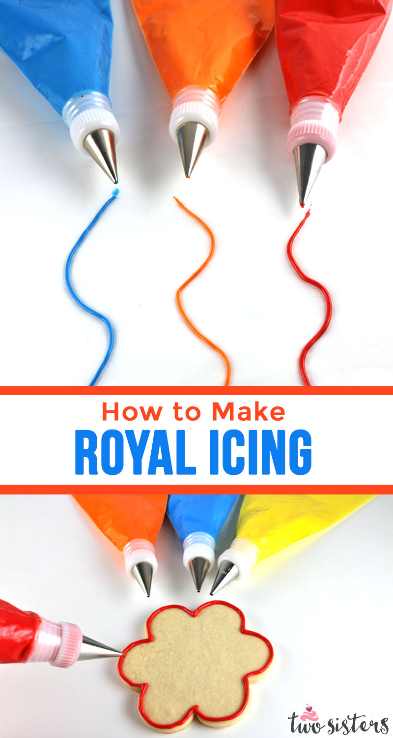 Learn How to Make Royal Icing - it's easier than you might think! This is a quick and easy recipe for Royal Icing that we use again and again for decorating cookies. Pin this easy Royal Icing recipe for later and follow us for more yummy Frosting Recipes #RoyalIcing #RoyalIcingRecipe #Frosting #Icing
