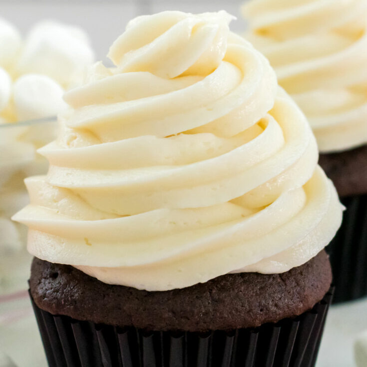 The Best Marshmallow Buttercream Frosting