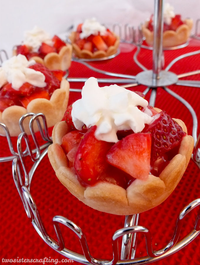 Surprise your guests and family with this unique take on a traditional dessert - Mini Strawberry Pies. Easy to make and so delicious, they would be a great Easter dessert, Sunday Brunch treat or even a Summertime BBQ sweet. Follow us for more great Easter Food ideas.