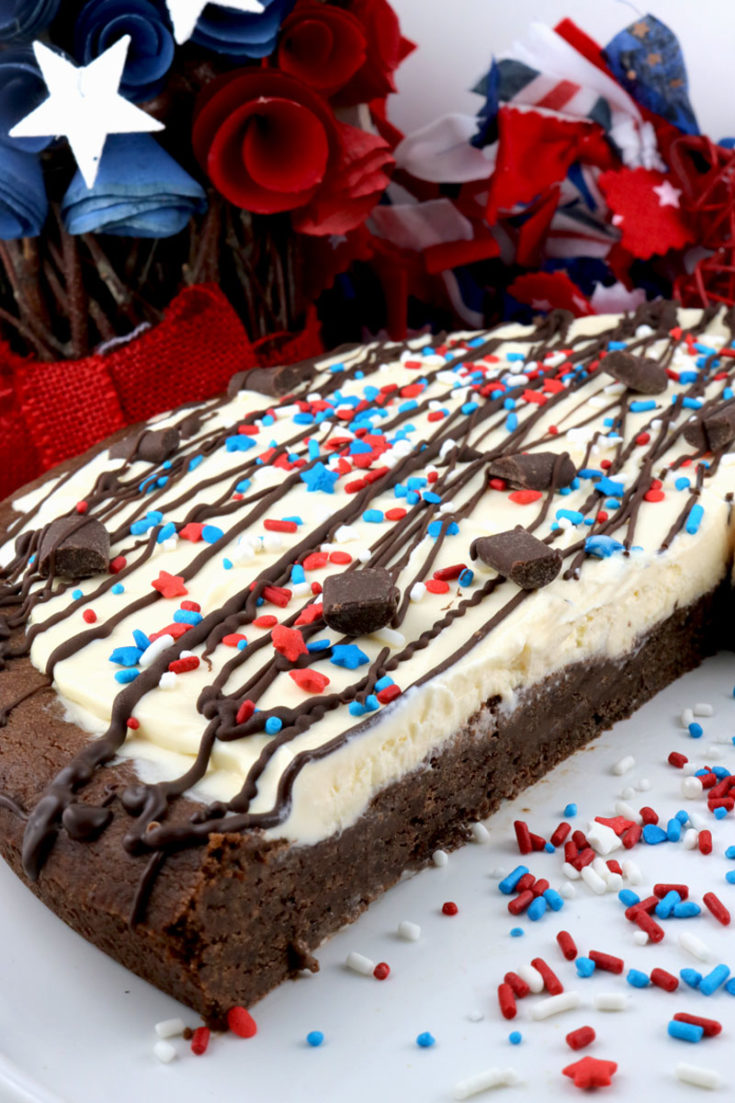 Patriotic Ice Cream Pizza