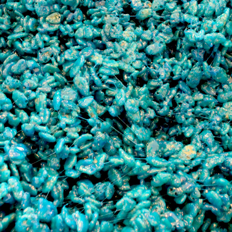 How to Make Teal Rice Krispie Treats