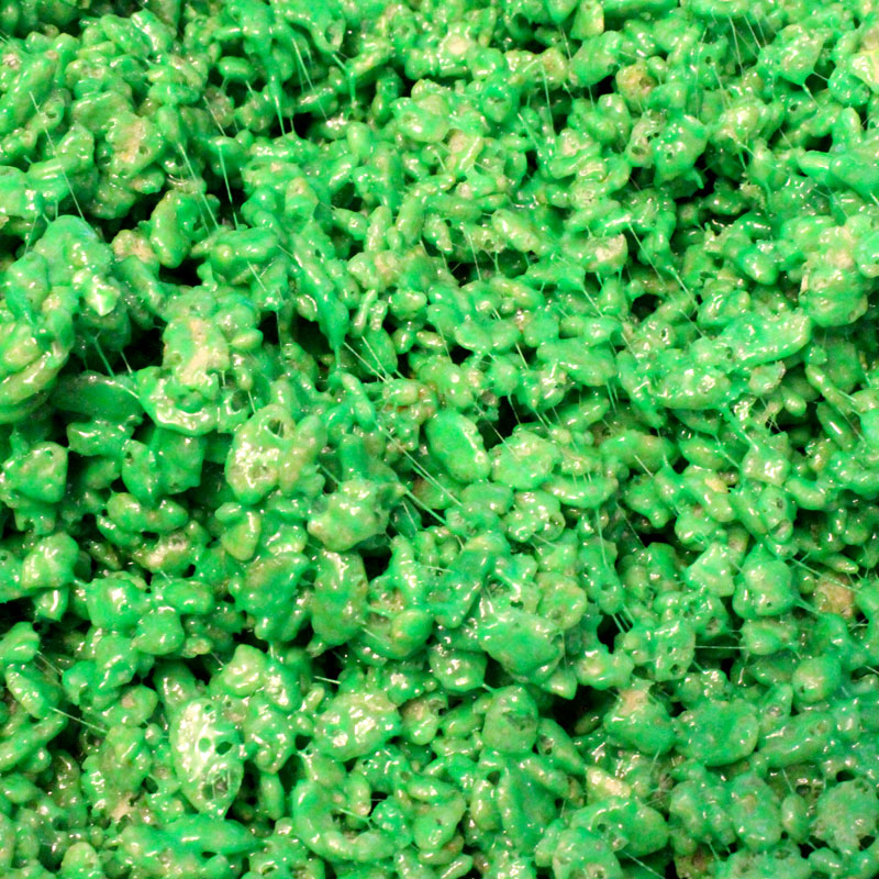 How to Make Bright Green Rice Krispie Treats