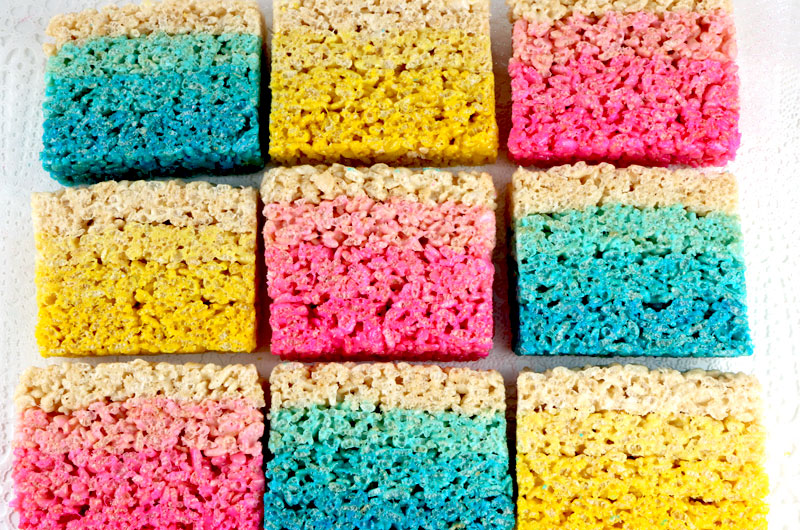Grab your bottle of food coloring, this Rice Krispie Treats Color Guide has all the color formulas you need to make Rice Krispie Treats in every color of the rainbow. Learn how to color Rice Krispie Treats with our easy to use guide. Pin this handy Baking Tips and follow us for more fun Rice Krispie Treat recipes. #RiceKrispieTreats #FoodColoring #TwoSistersCrafting