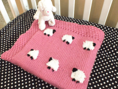 Sheep Baby Blanket