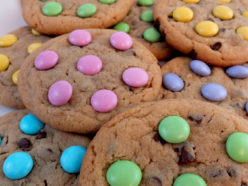 Spring M&M Cookies