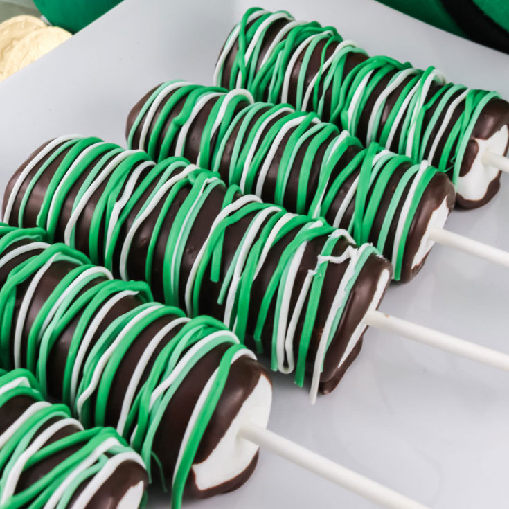 St. Patrick's Day Marshmallow Pops