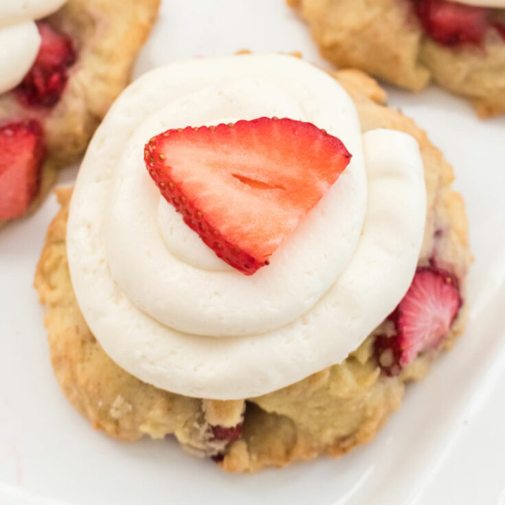 Strawberry Shortcake Cookies