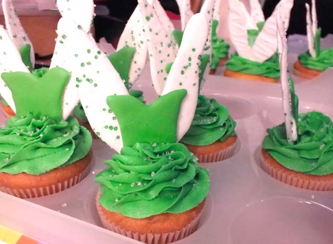 Tinkerbell Cupcakes