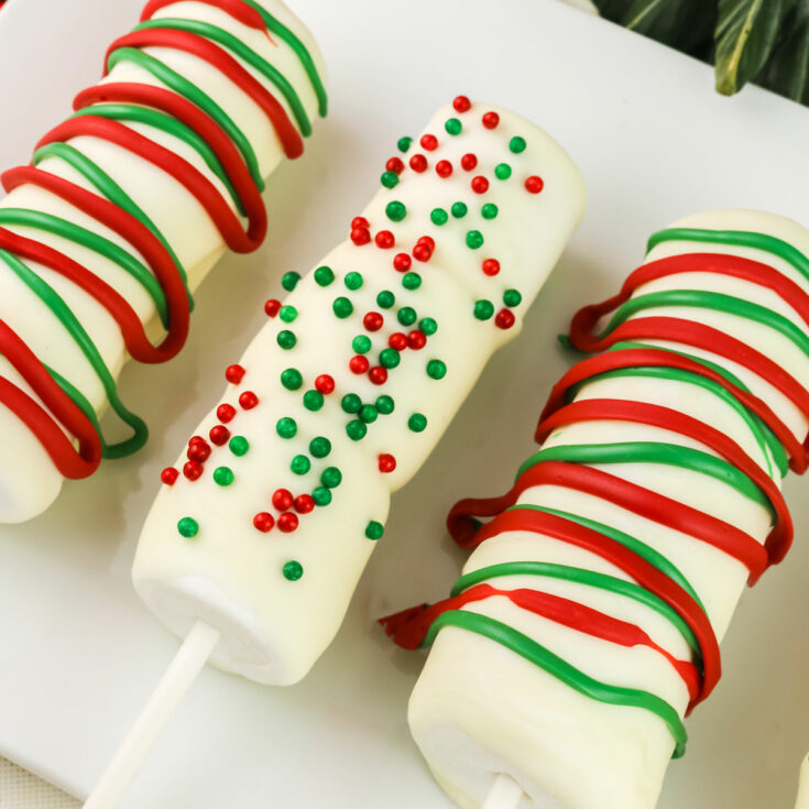 White Chocolate Marshmallow Pops